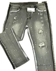 Men's Destroyed Jeans NEW Rue 21 Premium Skinny Tag 36x32 measured size 34x30