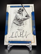 CZC239 - 2017 National Treasures - Adrian Gonzalez #PS-AZ - /10 - Pastime Auto