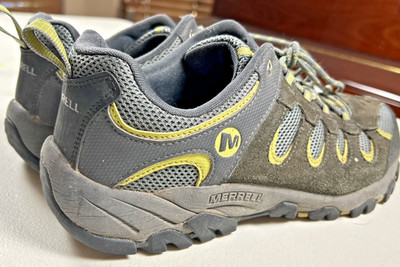 Merrell Ridgepass Trail Hiking Walking Shoes Granite Moss Mens 10 - Free Ship!!!