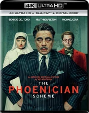 The Phoenician Scheme - 4K Ultra HD + Blu-ray + Digital 4K UHD Blu-ray  NEW