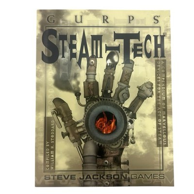 GURPS Steam-Tech RPG A Compendium of Marvellous Devices SJG Steve Jackson Games