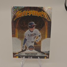 Panini Grady Emerson 18U National Team 2026 Stars & Stripes Talisman #2 Disco
