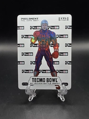 Bo Jackson Battle Arena Tecmo Bowl SP Philament Sore Thumb 135 Power Phil Simms