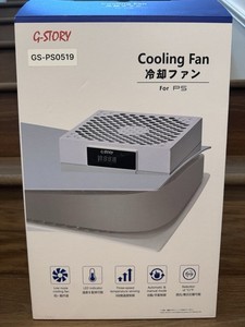 G-STORY PS5 Cooling Fan( GS-PS0519) Sony PlayStation 5 White Digital And Disc