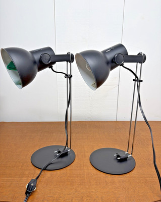 Tensor IL200 Adjustable Desk Lamp Black MCM Table Lamp   Set of 2 Available