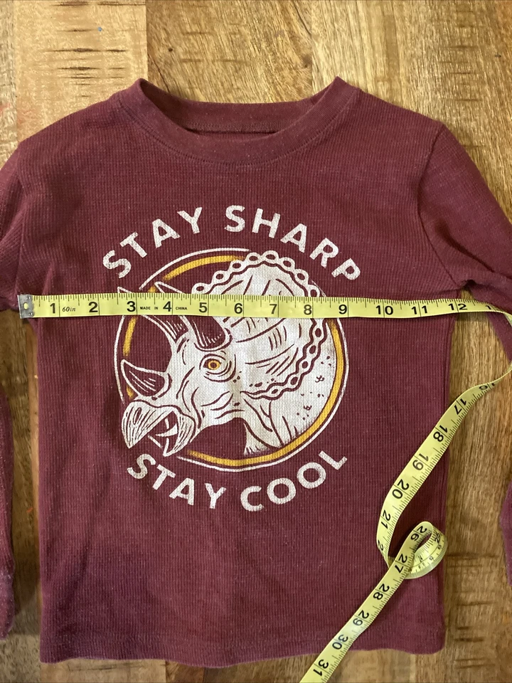 Pantalones de pijama TEA COLLECTION para niños talla 6, camisas de manga larga talla 5 Foto 3 de 4