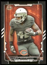 2015 Bowman Levi Norwood Rookie Black #65 Chicago Bears