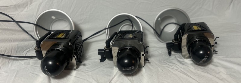 Set Of 3 ALIEN BEES Strobe Flash Units