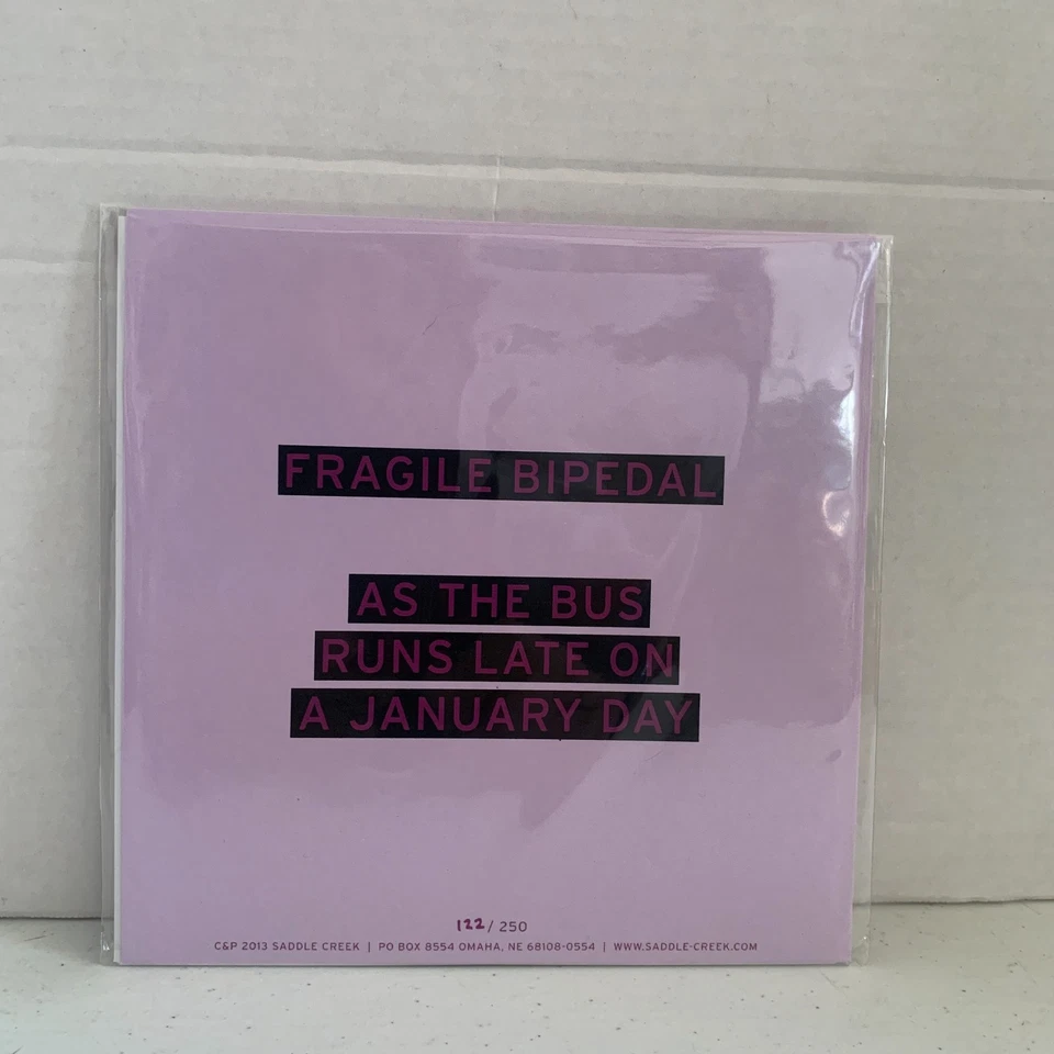 Tim Kasher Fragile Bipedal  7” Ltd 2013 Vinyl 122/250 45 RPM New - Image 2 of 4