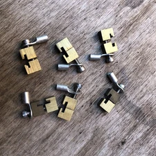 G SCALE  Model Train Track POWER BRASS WIRE CONECTOR Lot Of 6