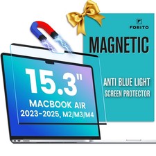Magnetic Anti Blue Light Screen Protector Compatible with MacBook Air 15.3 in...