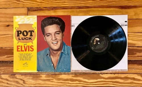 Elvis Presley: Pot Luck LP Vinyl US Mono Rockaway 1962 OG 1st Pressing NM/NM