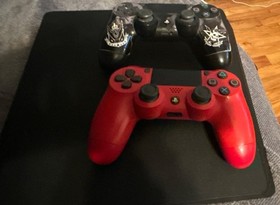 Sony PlayStation 4 Slim Console Bundle w/ Controllers, Games, Cables,