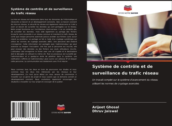 Arijeet Ghosal (U. A.) | SystèMe De ContrôLe Et De Surveillance Du Trafic RéSeau-image