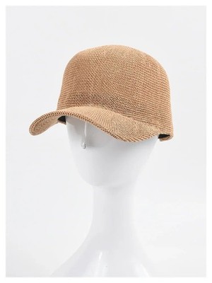 2025 New Summer Breathable Straw Baseball Cap   Unisex Adjustable Sun Hat