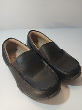 The Children's Place Boys Slip On Dress Shoes Size 3 Black Excellent Condition