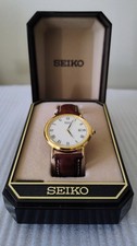 Vintage SEIKO Men's Quartz Watch Model 7N29-8A09 w/ Original Box  Papers NICE 