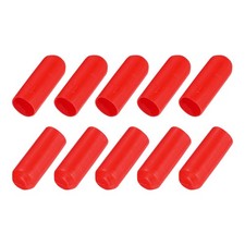 30Pcs Heat Shrink End Cap 13mm ID x 41mm L 2.5:1 Ratio Waterproof  Red