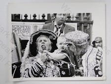 Pearly Queen King Baby Southend Folk Festival Costume Buttons 1980s VTG Photo