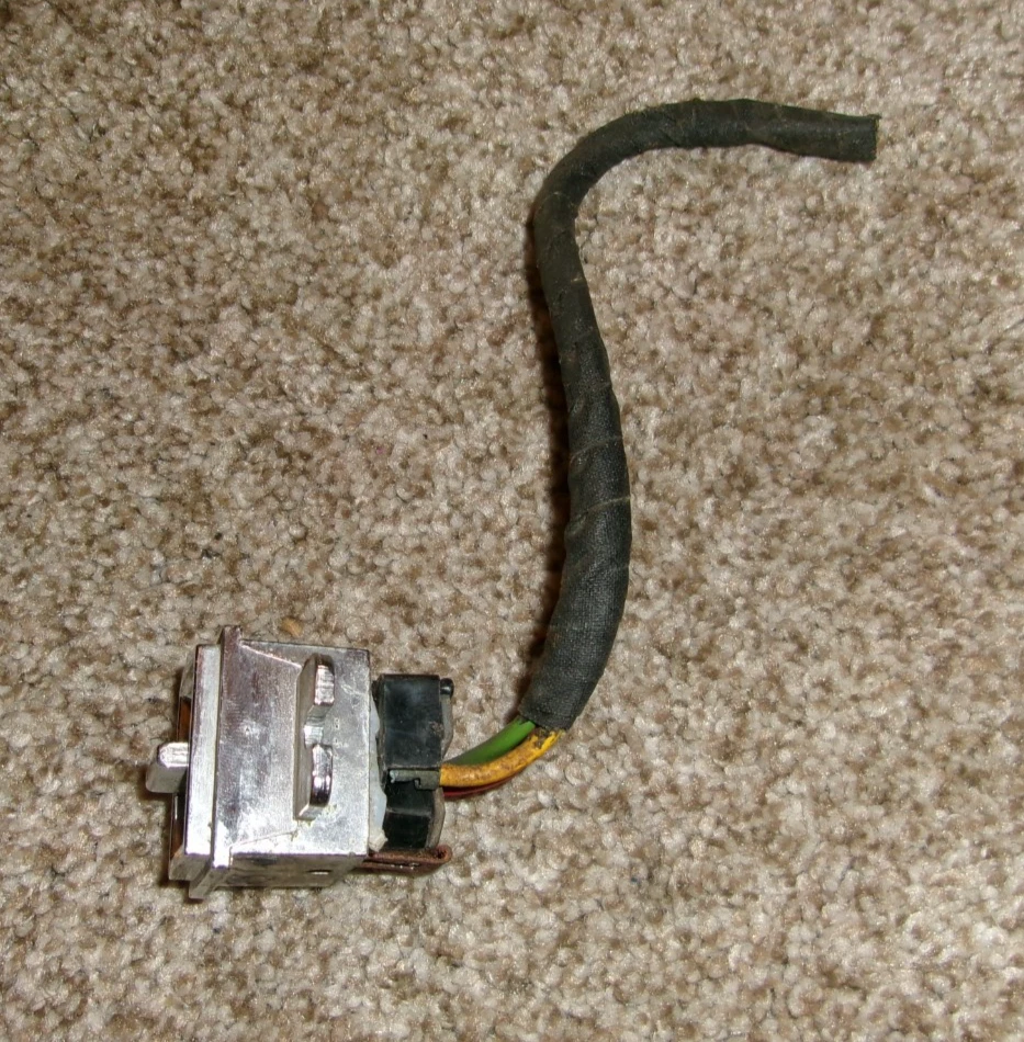 1963-64 Cadillac Single Power Window Switch Includes Terminal Block Works Well - Image 2 of 4