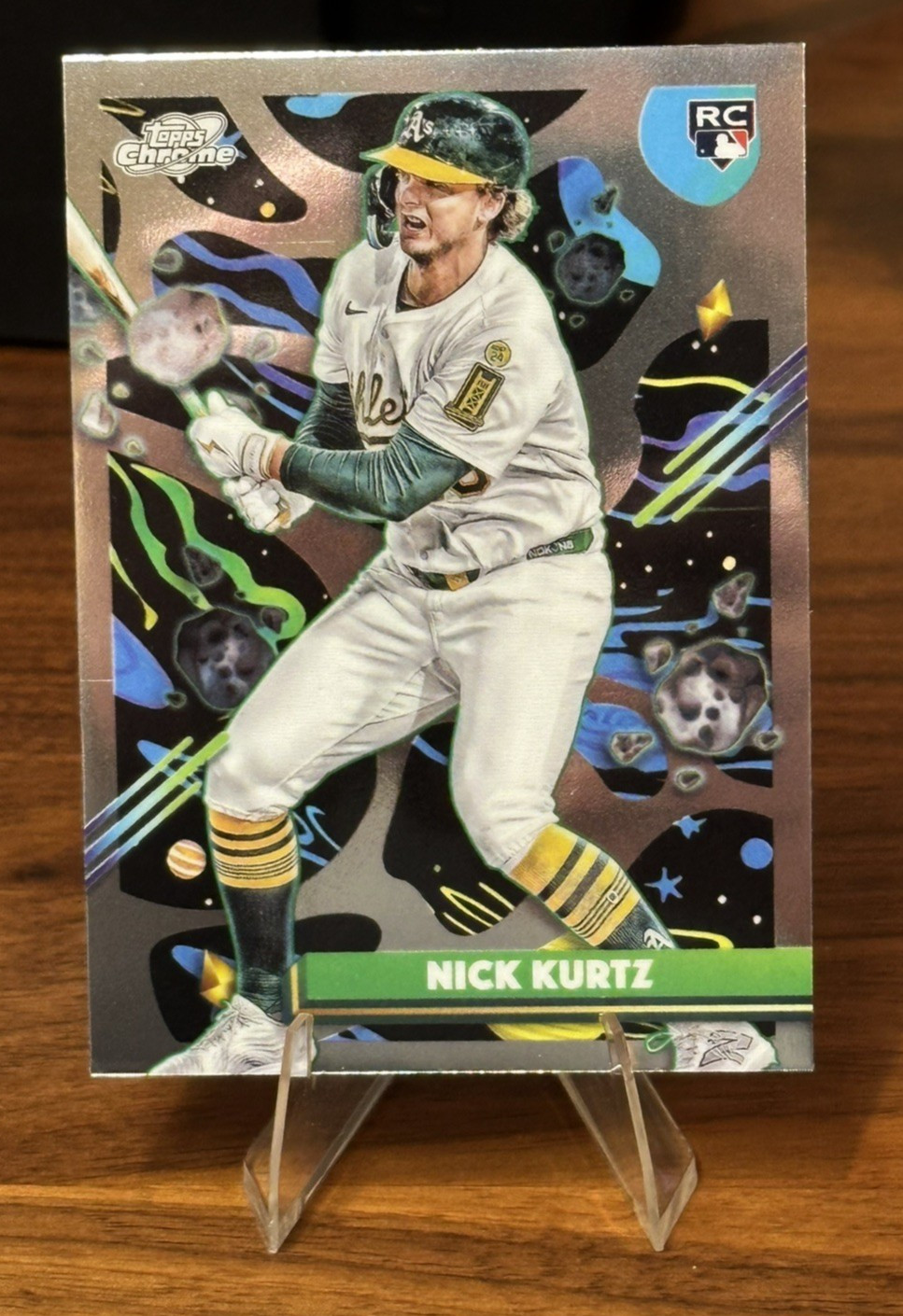 NICK KURTZ 2025 Topps Cosmic Chrome 👌ROY🔥RC Athletics #183