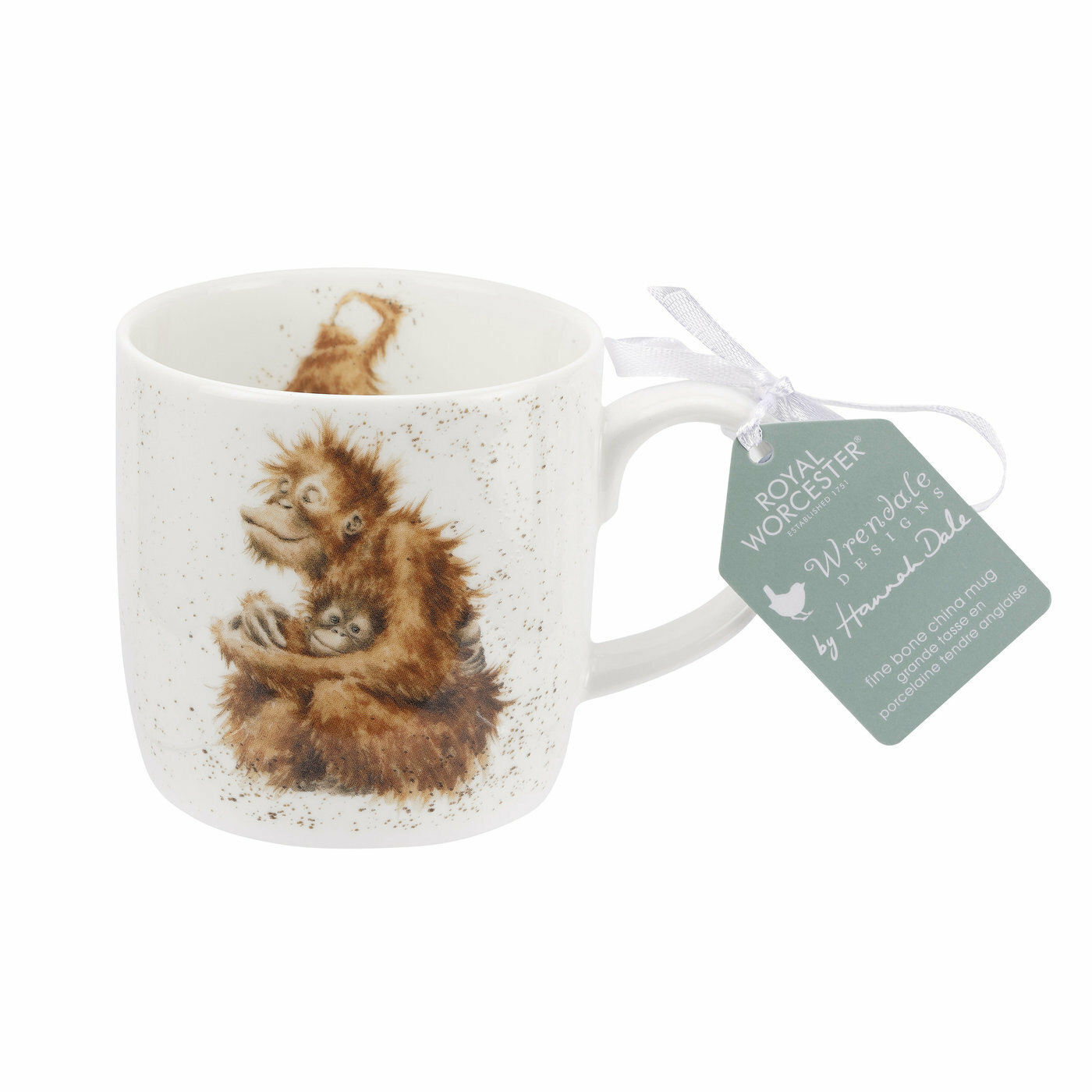Royal Worcester Wrendale Designs Orangutan 14oz Fine Bone China Mug | eBay
