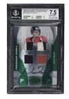 Matt Ryan /5 Rookie Autograph Patch Leaf Certified Football Card BGS 7.5 Auto 10