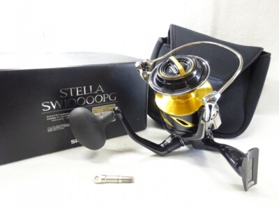 Shimano 19 Stella SW 10000PG Spinning Reel 4.9 Gear Used from