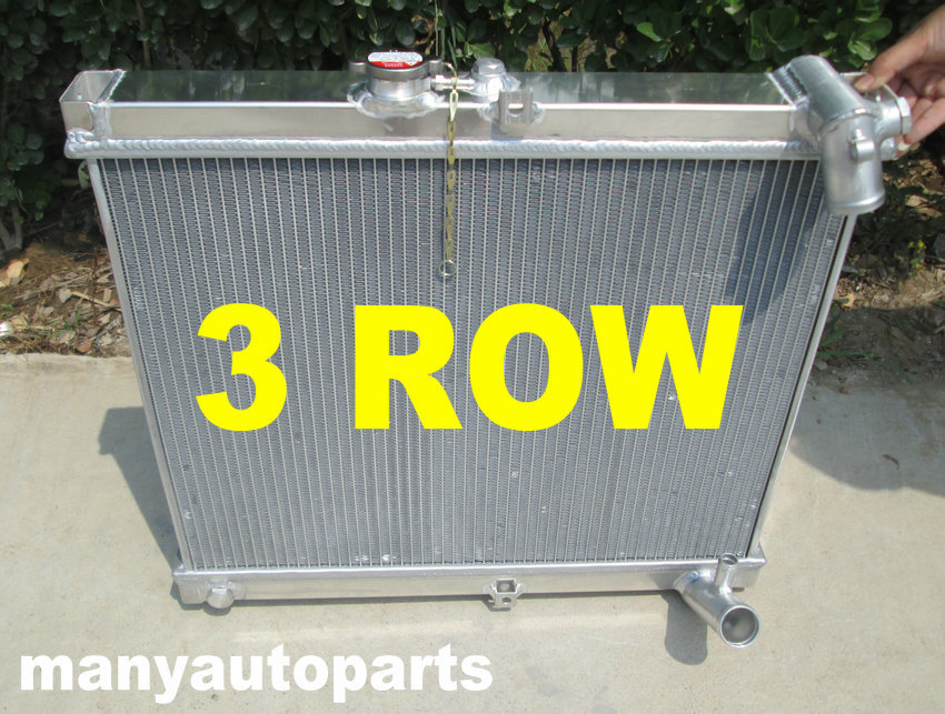 aluminum radiator &Two fans for 1986 1987 1988 Mazda RX7 RX-7 FC3S FC ...