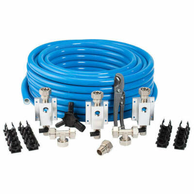 Rapid Air MaxLine Master Kit 3/4'' |100 Foot & 3 Outlet Compressed Air Tubing