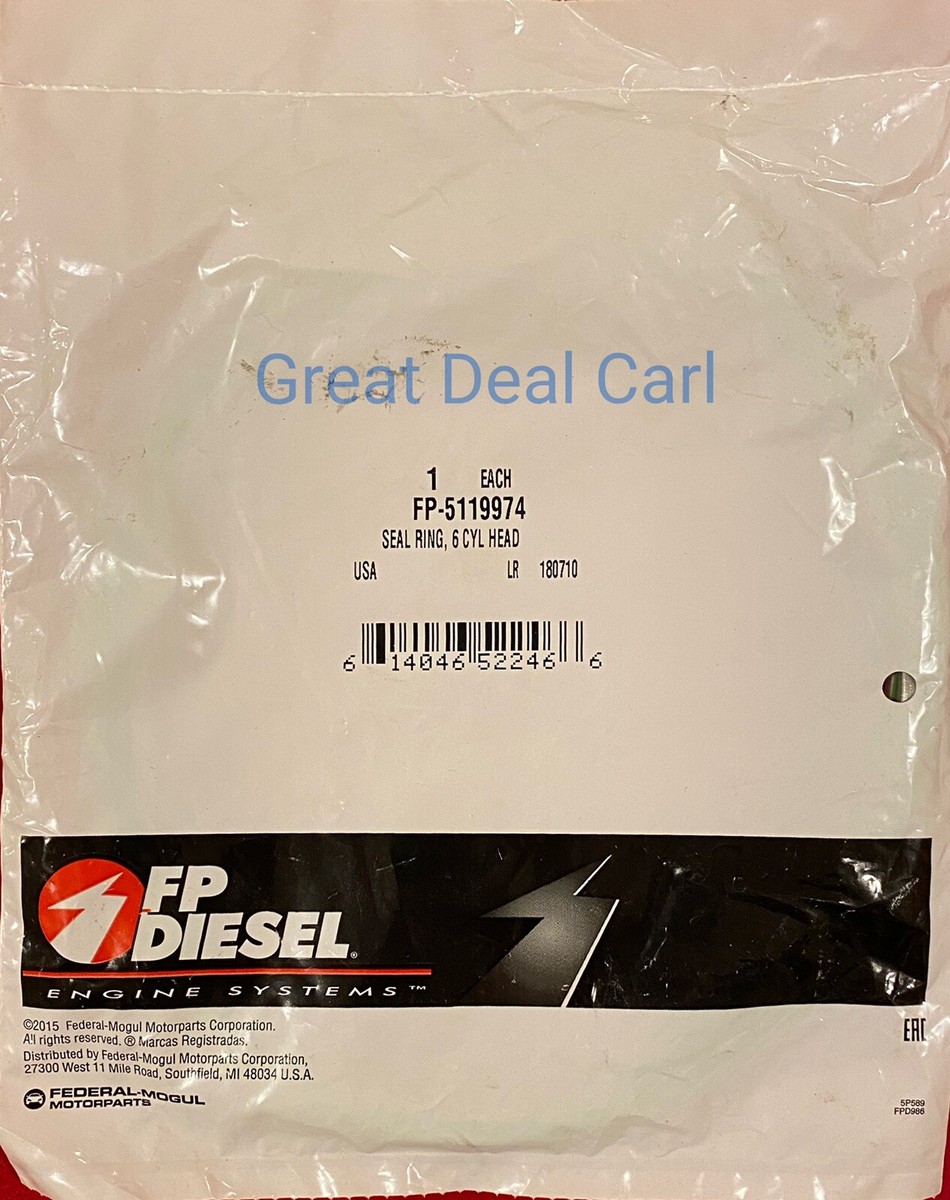 Detroit Diesel 6-71 12V71 Cylinder Head Seal Ring 5119974 | eBay