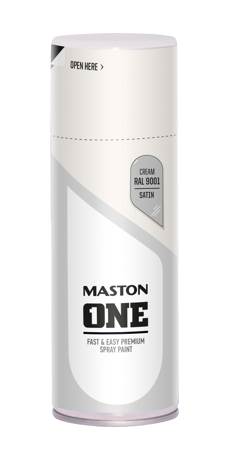 Maston Spray Paint ONE - Matt Cream RAL9001 400ml - Image 3
