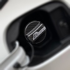 Js Racing Carbon Fiber Oil Gas Fuel Cap Cover For Honda Civic Fn2 Fk8 Fl5 Type R