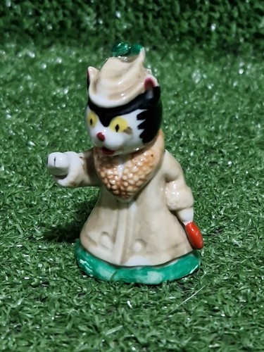 Set Vintage Wade Whimsies Miss Fluffy Cat Figure Serie Noddy Circa 1958 - Foto 6 di 10