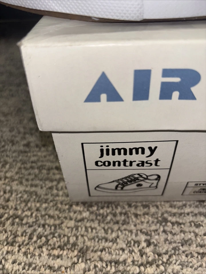 Zapatillas Airwalk Jimmy Contraste De Colección Para Hombre Talla 7 Blanco/Negro En Caja Raras Foto 2 de 4