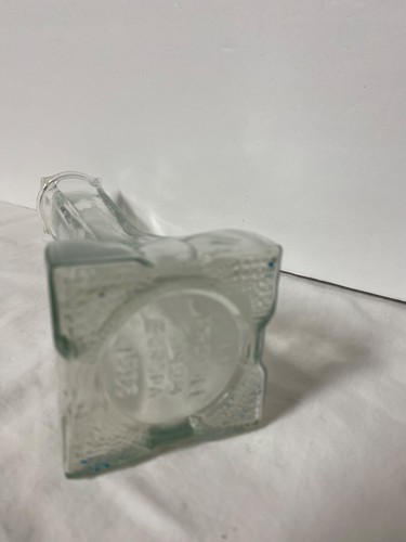 Profile Europa 1409 Clear Pressed Glass Bud Vase from 1986 9" Tall Art Deco - Picture 8 of 9