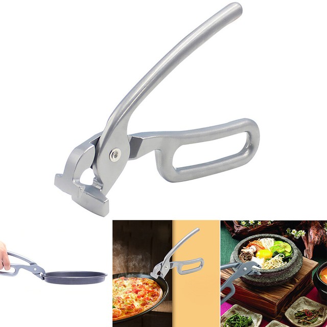 Aluminum Tongs Pizza Pan Gripper Hot Plate Grabber Oven Nonhot Bowl