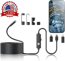 Camara Endoscopio Con Luz LED Para Android Celular De Inspeccion Del Boroscopio.