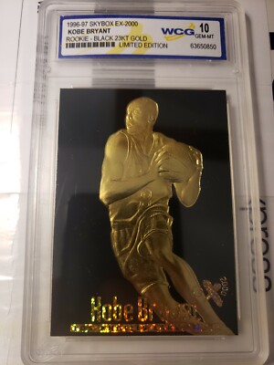 DFK30b 真作 石玉球 15号 人形 ロココ調 ゴールドフレーム 額装 肉筆 Kobe Bryant Rookie Card Black 23KT Gold Limited Edition 1996-97