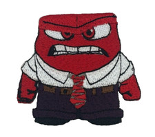 Angry Funny Humor Costume Inside Iron on Sew on 3x2 Inch Patch
