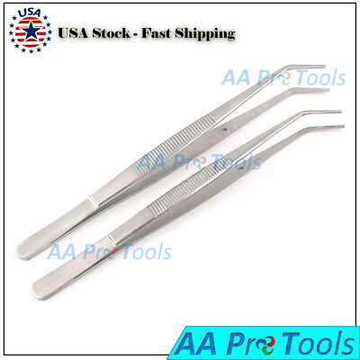 DELUXE 6'' BENT TWEEZERS (SET OF 2)