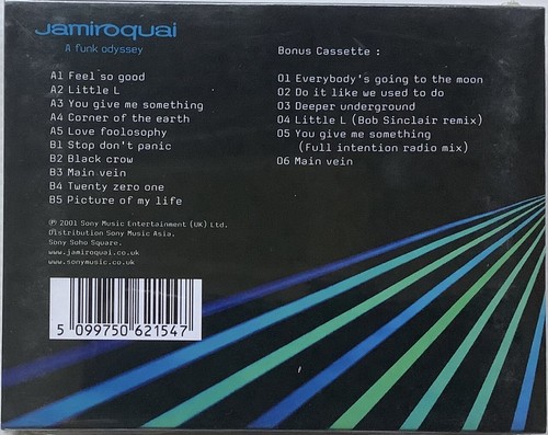 Jamiroquai A Funk Odyssey Special Asian Org Thai Edition Double Cassette Seal - Picture 2 of 2