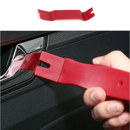 Plastic Trim Removal Pry Tool Set for Car Radio Panel Door Dash Clip Fasteners - Picture 9 of 12