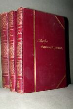 1892 Uhlands gesammelte Werke in sechs Bänden 3 Bücher COTTA Ludwig Uhland antik