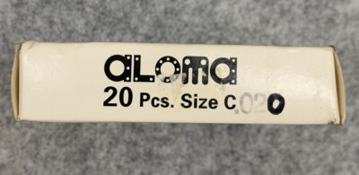 Aloma Size C .020 Shims - Box of 20 Stainless Steel New Free Shipping