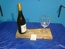 # 7118 rustic wooden cheese serving board live edge spalted tiger maple USA made