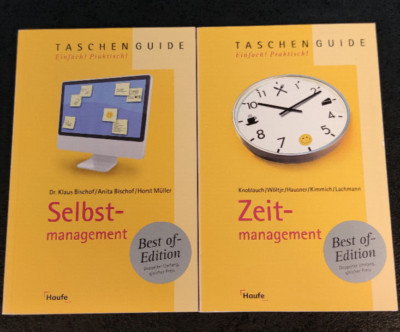 #282L 2x Taschenbuch Zeitmanagement/Selbstmanagement Bischof Haufe Taschenguide