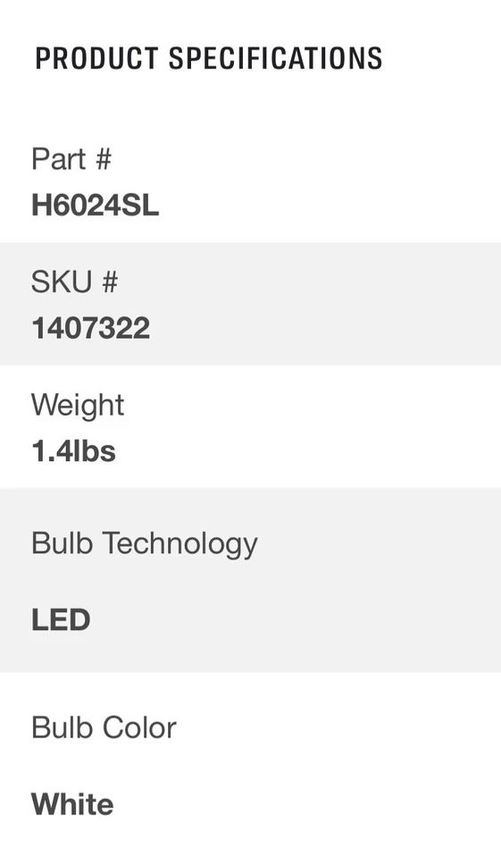 Sylvania LED Bulb H6024SL. SYLVANIA SilverStar Ultra del - Image 4 of 4