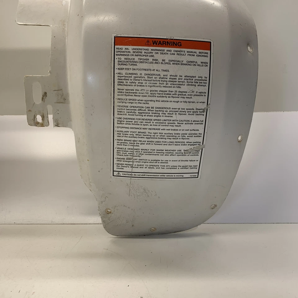 Rear Cab, White - 1995 Polaris 300 4X4 - Image 2 of 4
