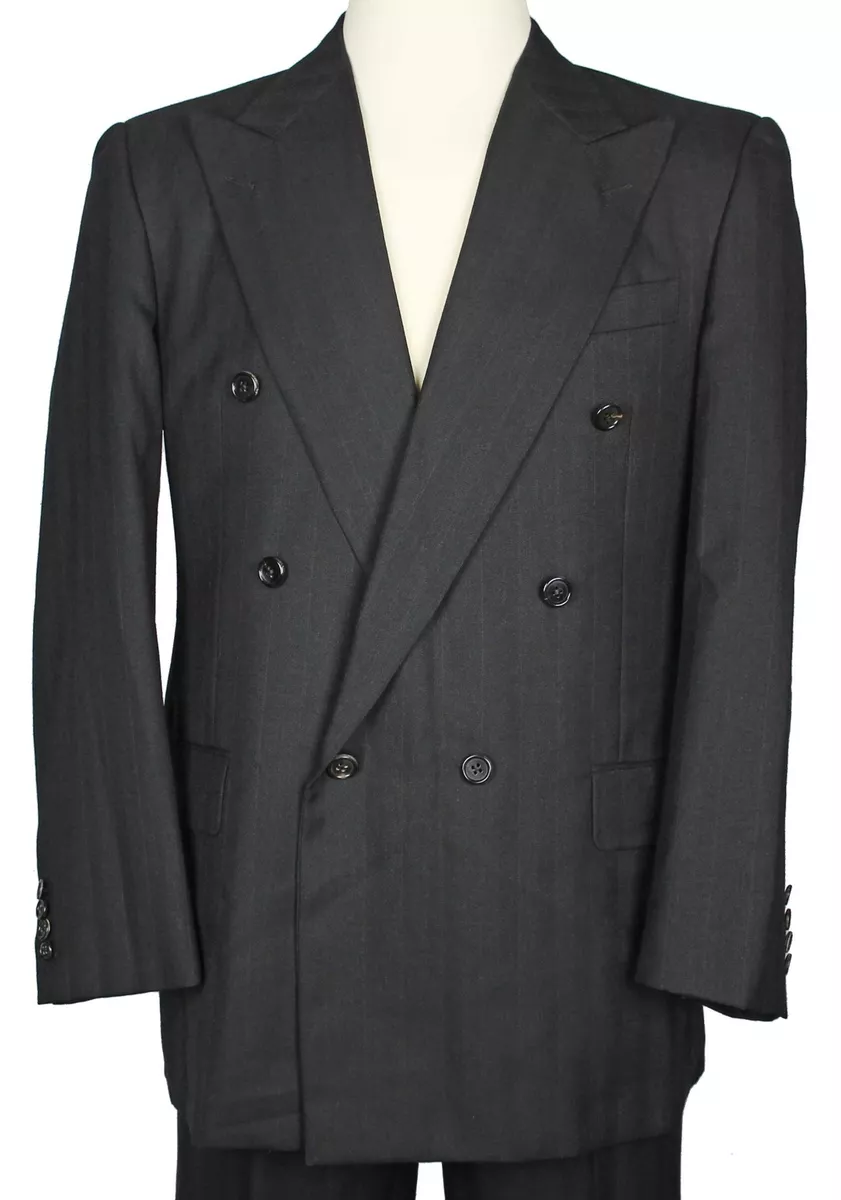 Hickey freeman double breasted best sale suit